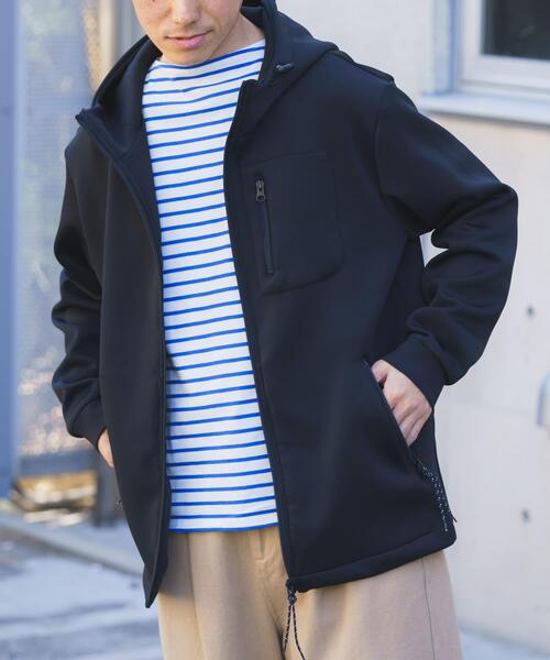 ITEMS URBANRESEARCH(アイテムズ アーバンリサーチ)の「調温機能ストレッチダンボールパーカー(楽着シリーズ)(パーカー・メンズ・ネイビー/グレー/ブラック・MEDIUM/LARGE)」の19枚目の写真