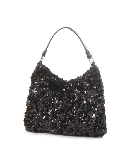 LAKOLE（ラコレ）の「2WAYスパンコールミニショルダーバッグ / 647948（ショルダーバッグ・レディース・ブラック/ライトブルー/オフホワイト・FREE）」の5枚目の写真