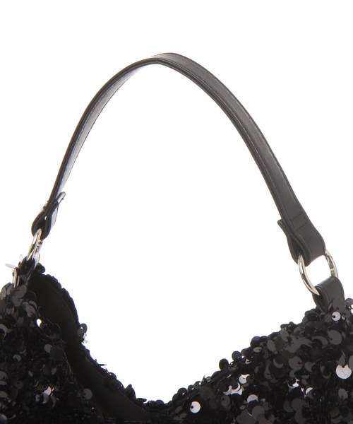 LAKOLE（ラコレ）の「2WAYスパンコールミニショルダーバッグ / 647948（ショルダーバッグ・レディース・ブラック/ライトブルー/オフホワイト・FREE）」の9枚目の写真