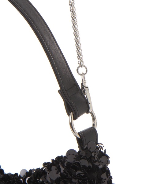 LAKOLE（ラコレ）の「2WAYスパンコールミニショルダーバッグ / 647948（ショルダーバッグ・レディース・ブラック/ライトブルー/オフホワイト・FREE）」の14枚目の写真