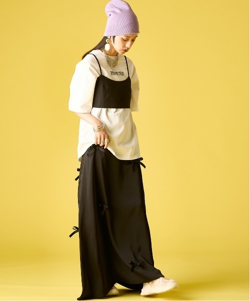 GEVS.(ジェイヴィス)の「ブラトップ付カットソーワンピース<大きいサイズ有>GEVS.(ワンピース・レディース・ブラック/グレー・M/L/LL/3L/4L/5L)」の9枚目の写真