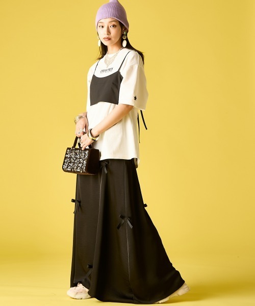 GEVS.(ジェイヴィス)の「ブラトップ付カットソーワンピース<大きいサイズ有>GEVS.(ワンピース・レディース・ブラック/グレー・M/L/LL/3L/4L/5L)」の11枚目の写真