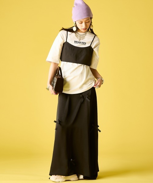 GEVS.(ジェイヴィス)の「ブラトップ付カットソーワンピース<大きいサイズ有>GEVS.(ワンピース・レディース・ブラック/グレー・M/L/LL/3L/4L/5L)」の12枚目の写真