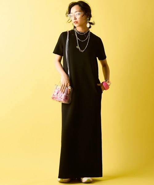 GEVS.(ジェイヴィス)の「ブラトップ付カットソーワンピース<大きいサイズ有>GEVS.(ワンピース・レディース・ブラック/グレー・M/L/LL/3L/4L/5L)」の21枚目の写真