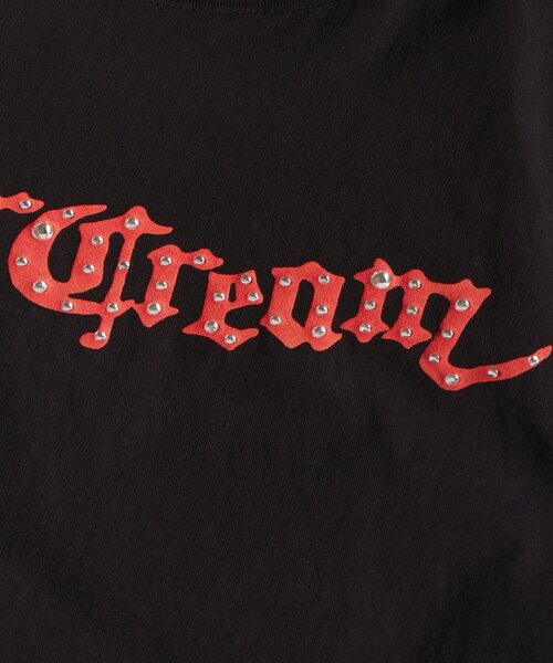Sourcream(サワークリーム)の「【Sourcream】ラインストーンTシャツ(Tシャツ/カットソー・レディース・ブラック/チャコールグレー・MEDIUM/SMALL)」の5枚目の写真
