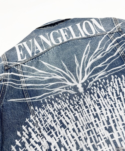EDWIN × EVANGELION ] DENIM JACKET - Art Printed -（デニム