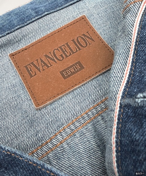 EDWIN（エドウィン）の「[ EDWIN × EVANGELION ] DENIM JACKET - Art Printed -（デニムジャケット・メンズ・ライトインディゴブルー・XL/L/M/S）」の4枚目の写真