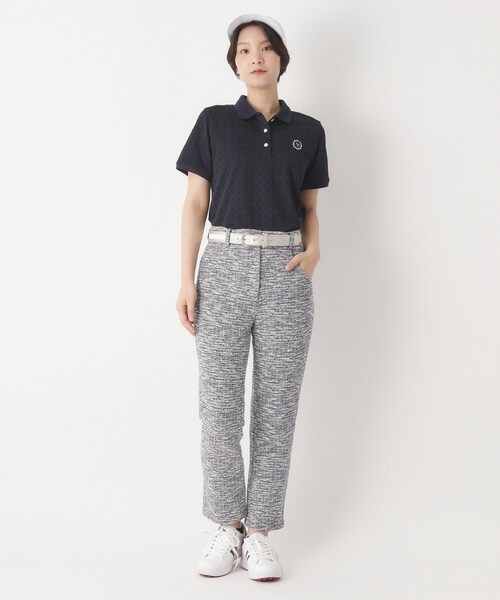 adabat（アダバット）の「スラブツイードジャージテーパードパンツ（その他パンツ・レディース・ブルー系その他/ブラック・36/42/40/38）」の10枚目の写真
