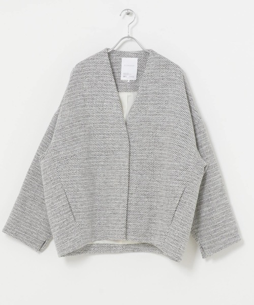 ELENDEEK　TWEED FORM SHORT COAT