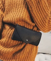 CELENA BEATS（セレナビーツ）の「フラップ ミニ ウエスト ポーチ フェイクレザー ベルト バッグ（ボディバッグ/ウエストポーチ）」