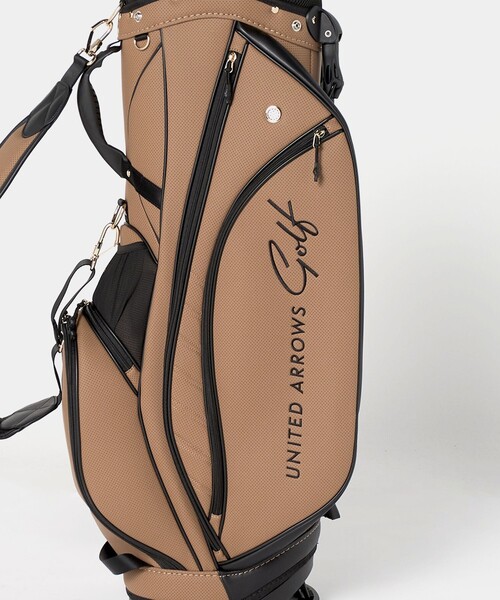 UNITED ARROWS GOLF（ユナイテッドアローズゴルフ）の「パンチング スタンド キャディ バッグ（ゴルフグッズ・メンズ・ブラック/ブラウン系・FREE）」の8枚目の写真