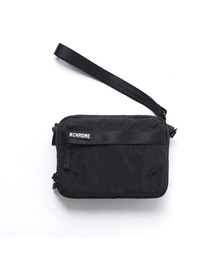 CHROME | ［ CHROME / クローム ］PAC ACCESSORY POUCH SM BCNL_BLACK CRINKLE / パック アクセサリーポーチ スモール ブラック クリンクル 耐水 2リットル(ポーチ)