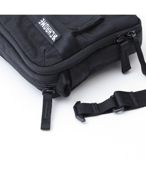CHROME（クローム）の「［ CHROME / クローム ］PAC ACCESSORY POUCH SM BCNL_BLACK CRINKLE / パック アクセサリーポーチ スモール ブラック クリンクル 耐水 2リットル（ポーチ・メンズ・ブラック・FREE）」の6枚目の写真
