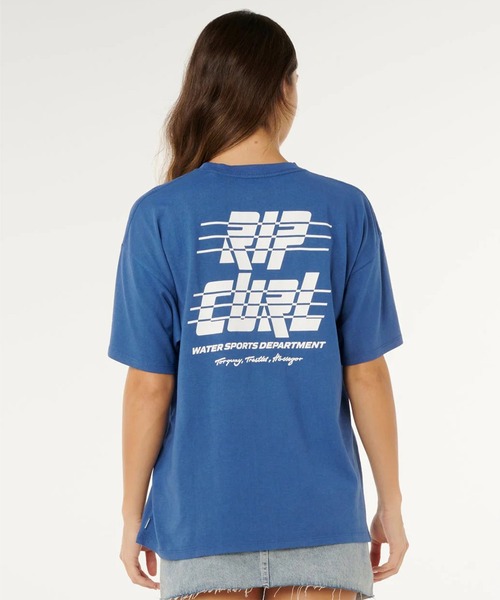 rip curl(リップカール)の「RIP CURL/リップカール 半袖 Tシャツ レディース SPORTS DEPARTMENT HERI 0MJWTE(Tシャツ/カットソー・レディース・オフホワイト/ネイビー・XS/S)」の2枚目の写真