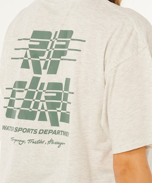 rip curl(リップカール)の「RIP CURL/リップカール 半袖 Tシャツ レディース SPORTS DEPARTMENT HERI 0MJWTE(Tシャツ/カットソー・レディース・オフホワイト/ネイビー・XS/S)」の13枚目の写真