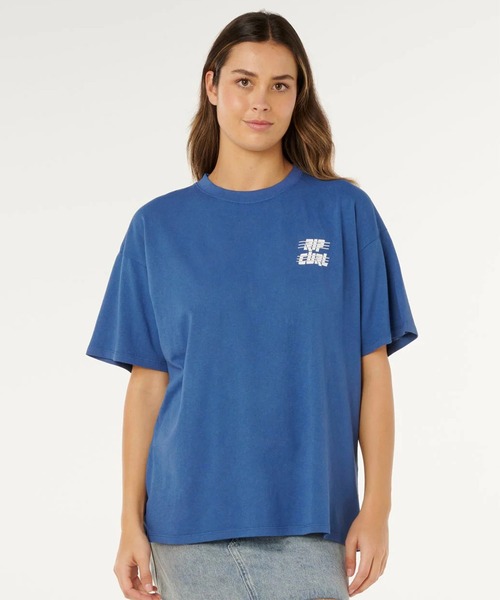 rip curl(リップカール)の「RIP CURL/リップカール 半袖 Tシャツ レディース SPORTS DEPARTMENT HERI 0MJWTE(Tシャツ/カットソー・レディース・オフホワイト/ネイビー・XS/S)」の10枚目の写真