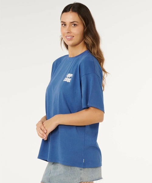 rip curl(リップカール)の「RIP CURL/リップカール 半袖 Tシャツ レディース SPORTS DEPARTMENT HERI 0MJWTE(Tシャツ/カットソー・レディース・オフホワイト/ネイビー・XS/S)」の8枚目の写真