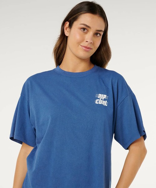 rip curl(リップカール)の「RIP CURL/リップカール 半袖 Tシャツ レディース SPORTS DEPARTMENT HERI 0MJWTE(Tシャツ/カットソー・レディース・オフホワイト/ネイビー・XS/S)」の7枚目の写真