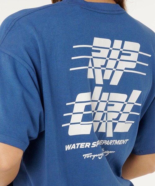 rip curl(リップカール)の「RIP CURL/リップカール 半袖 Tシャツ レディース SPORTS DEPARTMENT HERI 0MJWTE(Tシャツ/カットソー・レディース・オフホワイト/ネイビー・XS/S)」の6枚目の写真