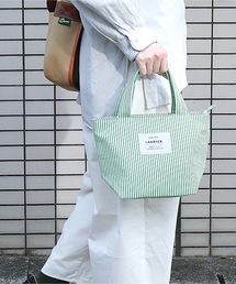 COMMON WARE（コモンウェアー）の「EC:LAURIER / ローリエ保冷ランチトート(M)　ヒッコリー（お弁当箱）」