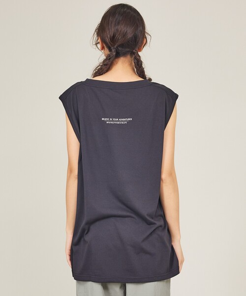 NANGA(ナンガ)の「【NANGA/ナンガ】DRY MIX TANK TOP /ロゴプリント 吸汗速乾性 /タンクトップ/ユニセックス(タンクトップ・メンズ・ブラック/レッド系その他/ホワイト・XL/L/M)」の8枚目の写真