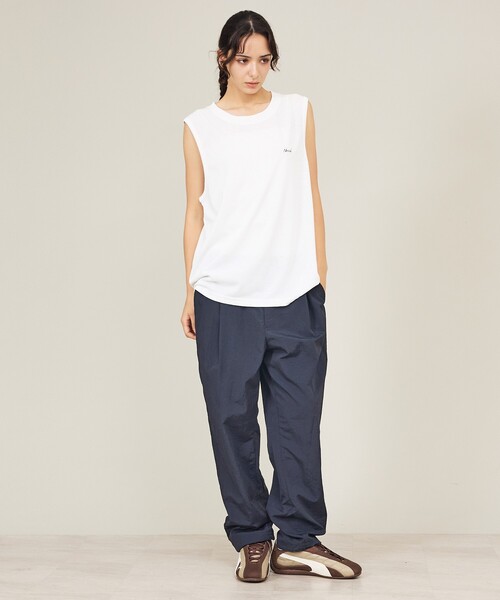 NANGA(ナンガ)の「【NANGA/ナンガ】DRY MIX TANK TOP /ロゴプリント 吸汗速乾性 /タンクトップ/ユニセックス(タンクトップ・メンズ・ブラック/レッド系その他/ホワイト・XL/L/M)」の12枚目の写真