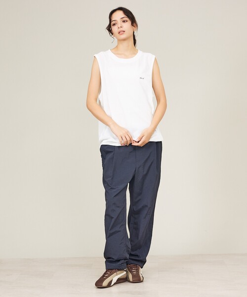 NANGA(ナンガ)の「【NANGA/ナンガ】DRY MIX TANK TOP /ロゴプリント 吸汗速乾性 /タンクトップ/ユニセックス(タンクトップ・メンズ・ブラック/レッド系その他/ホワイト・XL/L/M)」の13枚目の写真