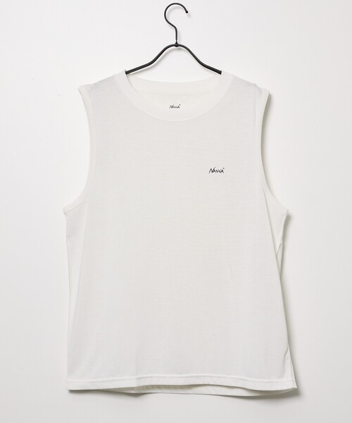 NANGA(ナンガ)の「【NANGA/ナンガ】DRY MIX TANK TOP /ロゴプリント 吸汗速乾性 /タンクトップ/ユニセックス(タンクトップ・メンズ・ブラック/レッド系その他/ホワイト・XL/L/M)」の22枚目の写真