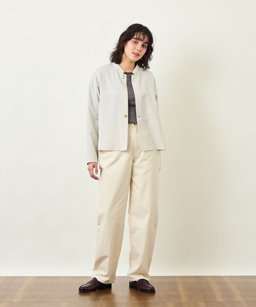 MACKINTOSH PHILOSOPHY(マッキントッシュ フィロソフィー)の「GREY LABEL コットンダックシンチバッグパンツ(その他パンツ・レディース・ホワイト系その他/ダークネイビー・1/5/2/6)」の4枚目の写真