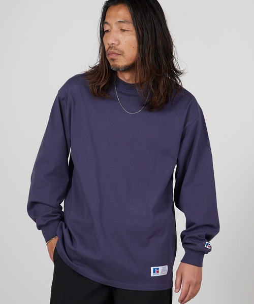 Russell Athletic(ラッセルアスレティック)の「RUSSELL ATHLETIC / ラッセルアスレティック Campus Jersey L/S 長袖Tシャツ ロンT カジュアル ストリート シンプル 定番 秋 秋服 2026年秋冬(Tシャツ/カットソー・メンズ・ホワイト/ブラック/ネイビー・M/L/XL)」の3枚目の写真