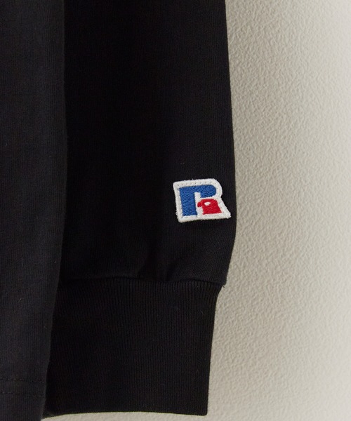 Russell Athletic(ラッセルアスレティック)の「RUSSELL ATHLETIC / ラッセルアスレティック Campus Jersey L/S 長袖Tシャツ ロンT カジュアル ストリート シンプル 定番 秋 秋服 2026年秋冬(Tシャツ/カットソー・メンズ・ホワイト/ブラック/ネイビー・M/L/XL)」の7枚目の写真