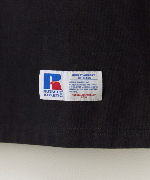 Russell Athletic(ラッセルアスレティック)の「RUSSELL ATHLETIC / ラッセルアスレティック Campus Jersey L/S 長袖Tシャツ ロンT カジュアル ストリート シンプル 定番 秋 秋服 2026年秋冬(Tシャツ/カットソー・メンズ・ホワイト/ブラック/ネイビー・M/L/XL)」の6枚目の写真