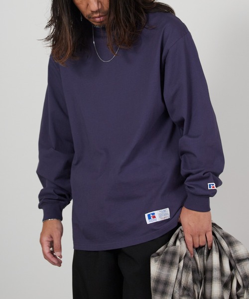 Russell Athletic(ラッセルアスレティック)の「RUSSELL ATHLETIC / ラッセルアスレティック Campus Jersey L/S 長袖Tシャツ ロンT カジュアル ストリート シンプル 定番 秋 秋服 2026年秋冬(Tシャツ/カットソー・メンズ・ホワイト/ブラック/ネイビー・M/L/XL)」の14枚目の写真