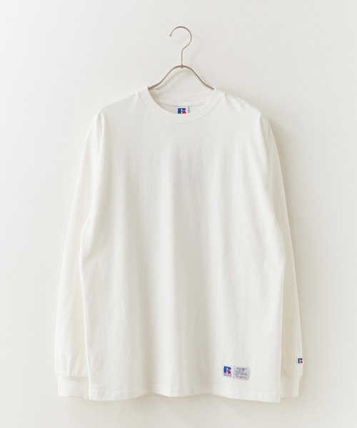 Russell Athletic(ラッセルアスレティック)の「RUSSELL ATHLETIC / ラッセルアスレティック Campus Jersey L/S 長袖Tシャツ ロンT カジュアル ストリート シンプル 定番 秋 秋服 2026年秋冬(Tシャツ/カットソー・メンズ・ホワイト/ブラック/ネイビー・M/L/XL)」の20枚目の写真