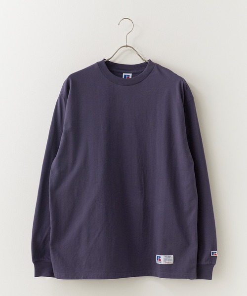 Russell Athletic(ラッセルアスレティック)の「RUSSELL ATHLETIC / ラッセルアスレティック Campus Jersey L/S 長袖Tシャツ ロンT カジュアル ストリート シンプル 定番 秋 秋服 2026年秋冬(Tシャツ/カットソー・メンズ・ホワイト/ブラック/ネイビー・M/L/XL)」の12枚目の写真