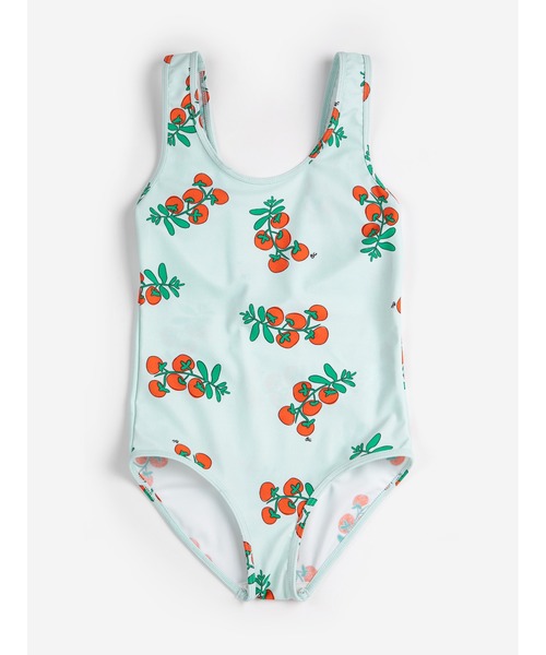 BOBO CHOSES(ボボショーズ)の「Juicy Tomatoes all over swimsuit(水着・キッズ・ライトブルー・6-7YEAR/2-3YEAR)」の1枚目の写真