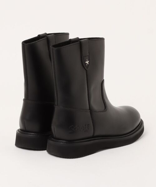 Schott(ショット)の「Schott Wellington boots One Star collection Challenger Boots(ブーツ・メンズ・ブラック・26.0cm/26.5cm/27.0cm/27.5cm/28.0cm)」の3枚目の写真