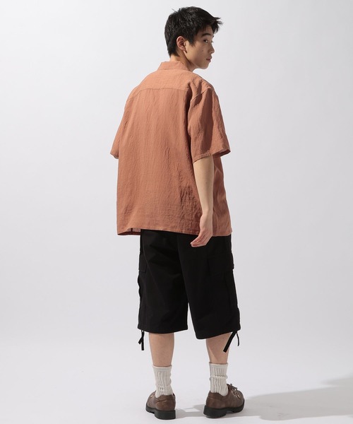 niko and...(ニコアンド)の「ワイドカーゴショーツ(カーゴパンツ・メンズ・ブラック/カーキ/アイボリー・LARGE/MEDIUM)」の5枚目の写真