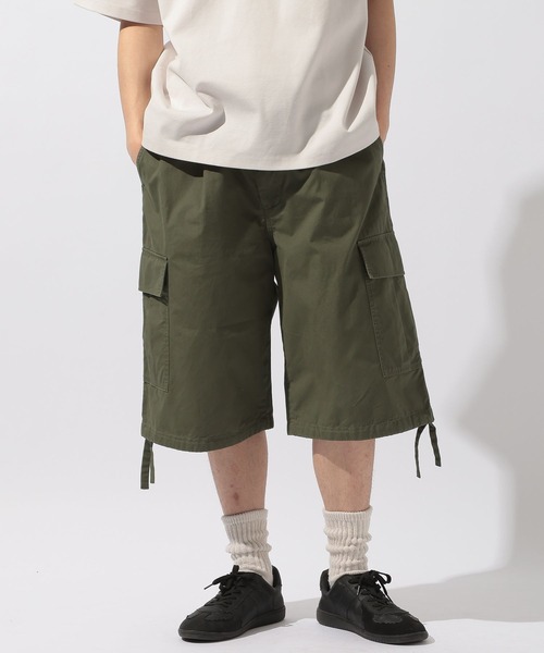 niko and...(ニコアンド)の「ワイドカーゴショーツ(カーゴパンツ・メンズ・ブラック/カーキ/アイボリー・LARGE/MEDIUM)」の16枚目の写真
