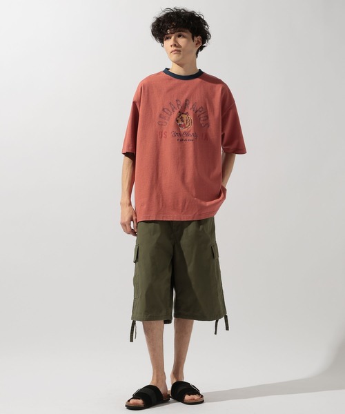 niko and...(ニコアンド)の「ワイドカーゴショーツ(カーゴパンツ・メンズ・ブラック/カーキ/アイボリー・LARGE/MEDIUM)」の17枚目の写真
