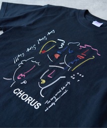 yuni | CHORUS embroidery　Tシャツ(Tシャツ/カットソー)