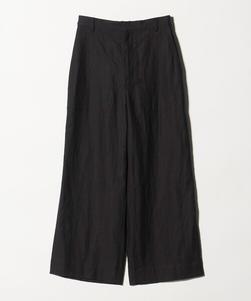 UNITED ARROWS（ユナイテッドアローズ）の「リネン パッチポケット イージーパンツ ‐ウォッシャブル‐（その他パンツ・レディース・ナチュラル/ピンク/ブラック・34/38/36）」の2枚目の写真