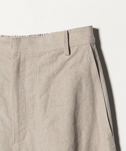 UNITED ARROWS（ユナイテッドアローズ）の「リネン パッチポケット イージーパンツ ‐ウォッシャブル‐（その他パンツ・レディース・ナチュラル/ピンク/ブラック・34/38/36）」の5枚目の写真