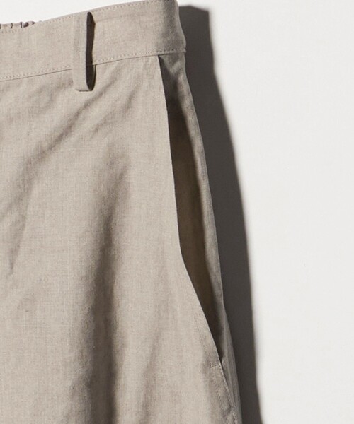 UNITED ARROWS（ユナイテッドアローズ）の「リネン パッチポケット イージーパンツ ‐ウォッシャブル‐（その他パンツ・レディース・ナチュラル/ピンク/ブラック・34/38/36）」の6枚目の写真