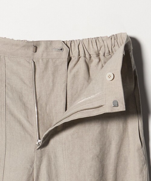 UNITED ARROWS（ユナイテッドアローズ）の「リネン パッチポケット イージーパンツ ‐ウォッシャブル‐（その他パンツ・レディース・ナチュラル/ピンク/ブラック・34/38/36）」の7枚目の写真