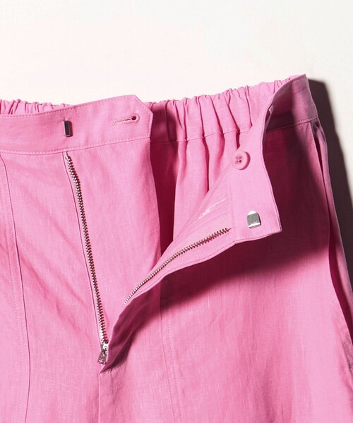 UNITED ARROWS（ユナイテッドアローズ）の「リネン パッチポケット イージーパンツ ‐ウォッシャブル‐（その他パンツ・レディース・ナチュラル/ピンク/ブラック・34/38/36）」の11枚目の写真