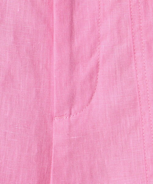 UNITED ARROWS（ユナイテッドアローズ）の「リネン パッチポケット イージーパンツ ‐ウォッシャブル‐（その他パンツ・レディース・ナチュラル/ピンク/ブラック・34/38/36）」の12枚目の写真