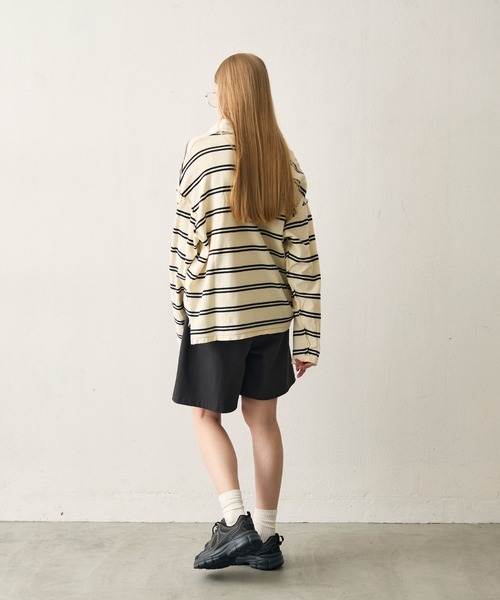 uchi.（ウチ）の「編み込み細ベルト付きキュロットパンツ（その他パンツ・レディース・ライトグレー/ブラック・FREE）」の8枚目の写真