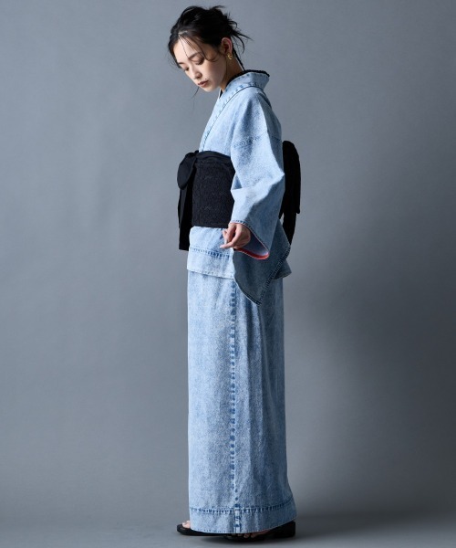 GEVS.（ジェイヴィス）の「レースつくり帯＜大きいサイズ有＞GEVS.（浴衣・レディース・ブラック・1/2）」の14枚目の写真