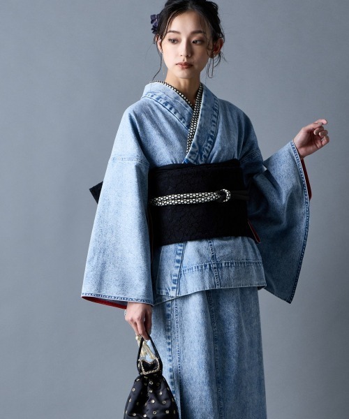 GEVS.（ジェイヴィス）の「レースつくり帯＜大きいサイズ有＞GEVS.（浴衣・レディース・ブラック・1/2）」の15枚目の写真